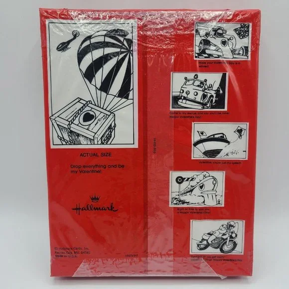 Vintage Hallmark Valentine Classroom Pack NOS Action Packed Ephemera - Picture 2 of 7